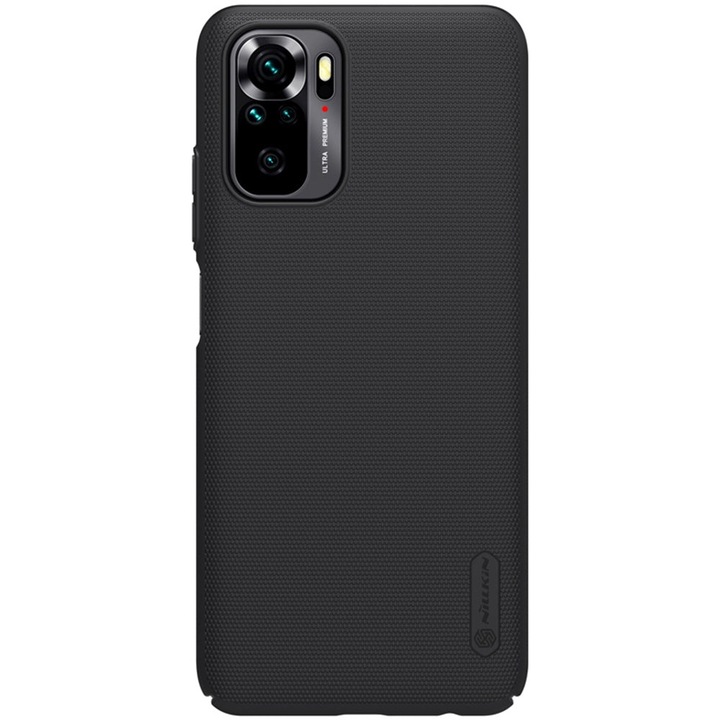 Carcasa Nillkin Frosted Shield compatibila cu Xiaomi Redmi Note 10/10S Black