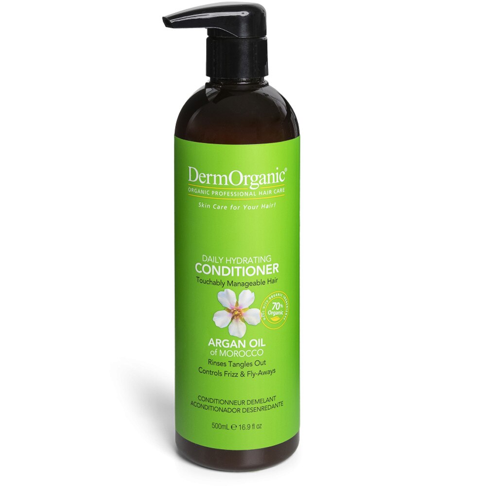 Balsam conditionator uz zilnic hidratant Dermorganic, 70% Continut Organic, cu ulei de argan, 500ml