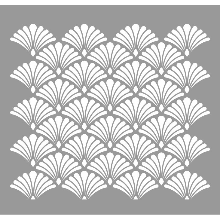 Sablon Refolosibil Repetitiv Frunze Evantai 620*590mm - SP78