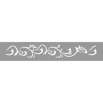 Sablon Refolosibil Repetitiv Bordura Ramuri Damask 470*87mm - SP79-5 Sablon Refolosibil Repetitiv Bordura Ramuri Damask 470*87mm - SP79-5