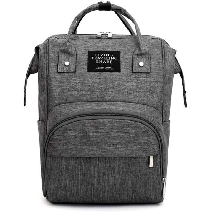 Rucsac multifunctional mamici Melange, Bambinice, Gri