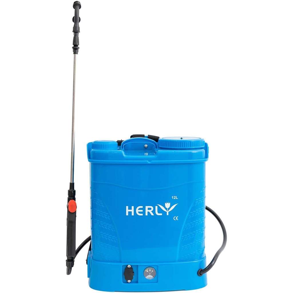 Pompa de stropit cu acumulator Herly 12 L plus tija telescopica 2.7 M