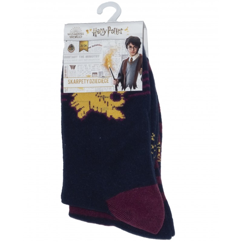 Set 2 Perechi Sosete Harry Potter Gryffindor , Marime 27-30 EU
