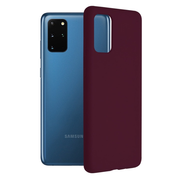 Калъф за Samsung Galaxy S20 Plus 4G/S20 Plus 5G, Techsuit Soft Edge Silicone, Plum Violet