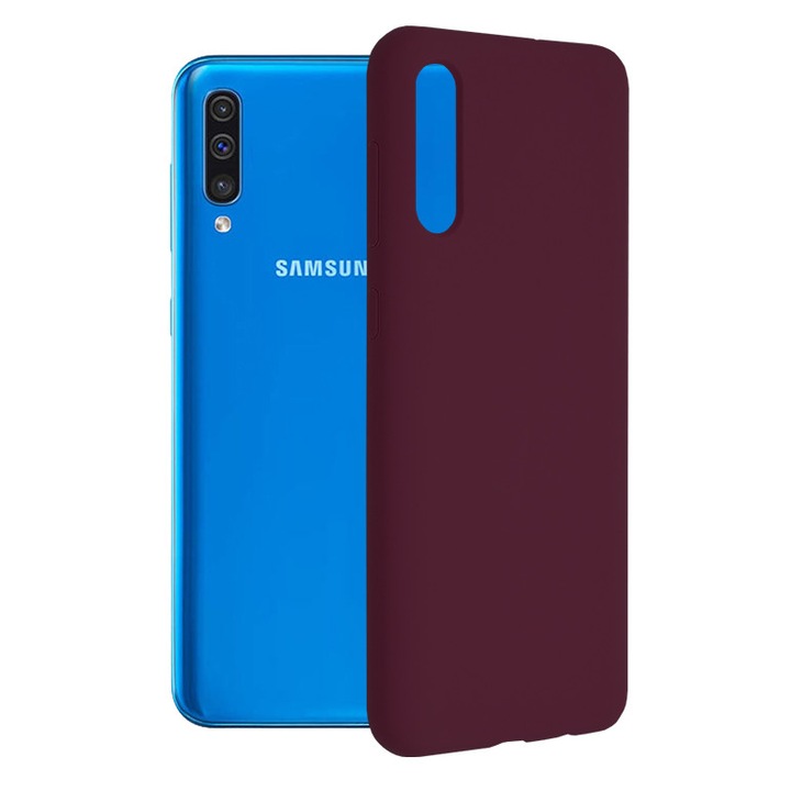 Калъф за Samsung Galaxy A30s/A50/A50s, Silicon, Plum Violet