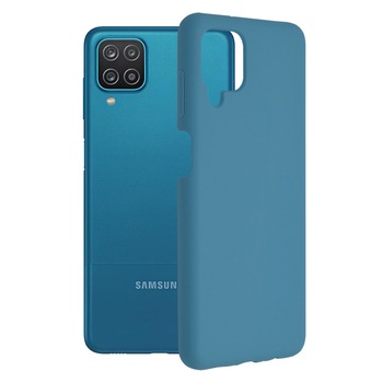 Husa de protectie Nillkin compatibila cu Samsung Galaxy A12 Albastru Husa de protectie Nillkin compatibila cu Samsung Galaxy A12 Albastru