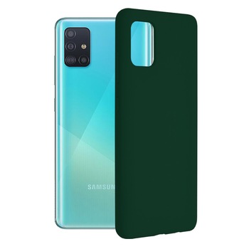 Husa de protectie Nillkin compatibila cu Samsung Galaxy A51 Verde Husa de protectie Nillkin compatibila cu Samsung Galaxy A51 Verde