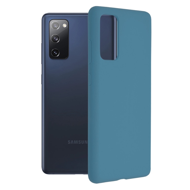 Husa de protectie Nillkin compatibila cu Samsung Galaxy S20 FE Albastru