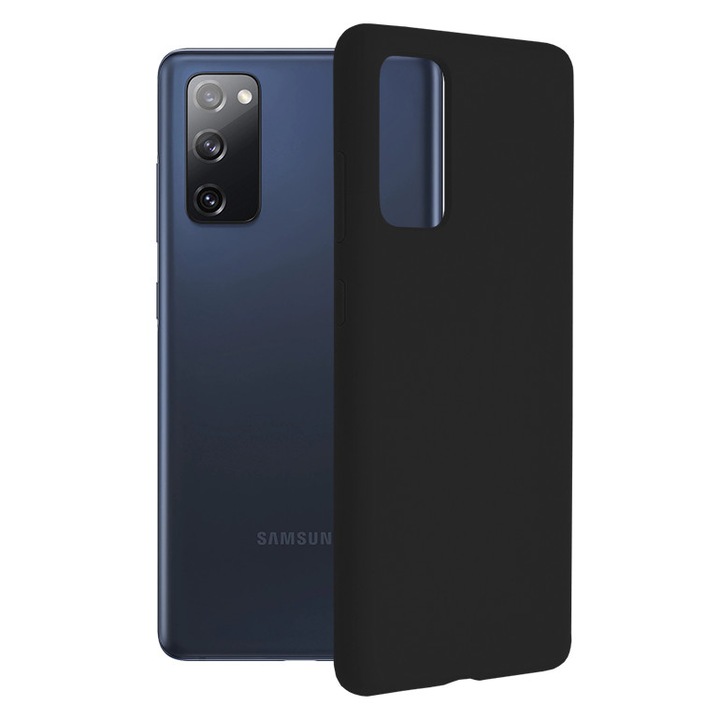 Калъф за Samsung Galaxy S20 FE 4G/S20 FE 5G, силиконов, черен