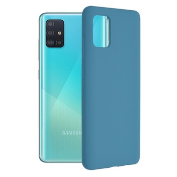 Husa de protectie Nillkin compatibila cu Samsung Galaxy A51 Albastru Husa de protectie Nillkin compatibila cu Samsung Galaxy A51 Albastru