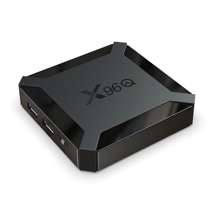 Мултимедиен плеър TV Box, X96Q, 4K, Android 10, 1 GB RAM, 8 GB ROM, Allwinner H313, Quad Core, Mali-G31, USB 2.0, Wi-Fi