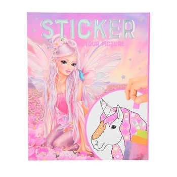 Carte de colorat Top Model, Fantasy Sticker your Picture Carte de colorat Top Model, Fantasy Sticker your Picture