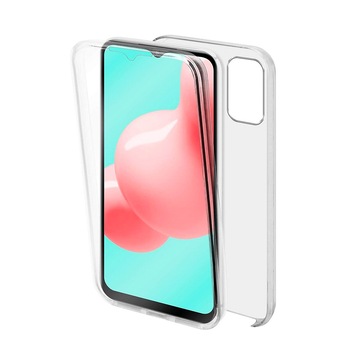 Husa 360 compatibila cu Samsung Galaxy A32 4G - V2 Transparent fata+spate Husa 360 compatibila cu Samsung Galaxy A32 4G - V2 Transparent fata+spate