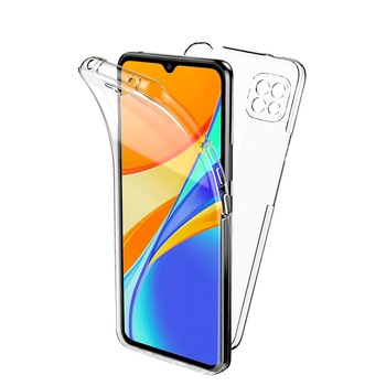 Husa 360 compatibila cu Xiaomi Redmi 9C Full Body (Fata TPU si Spate PC), HTphone®, Transparent Husa 360 compatibila cu Xiaomi Redmi 9C Full Body (Fata TPU si Spate PC), HTphone®, Transparent