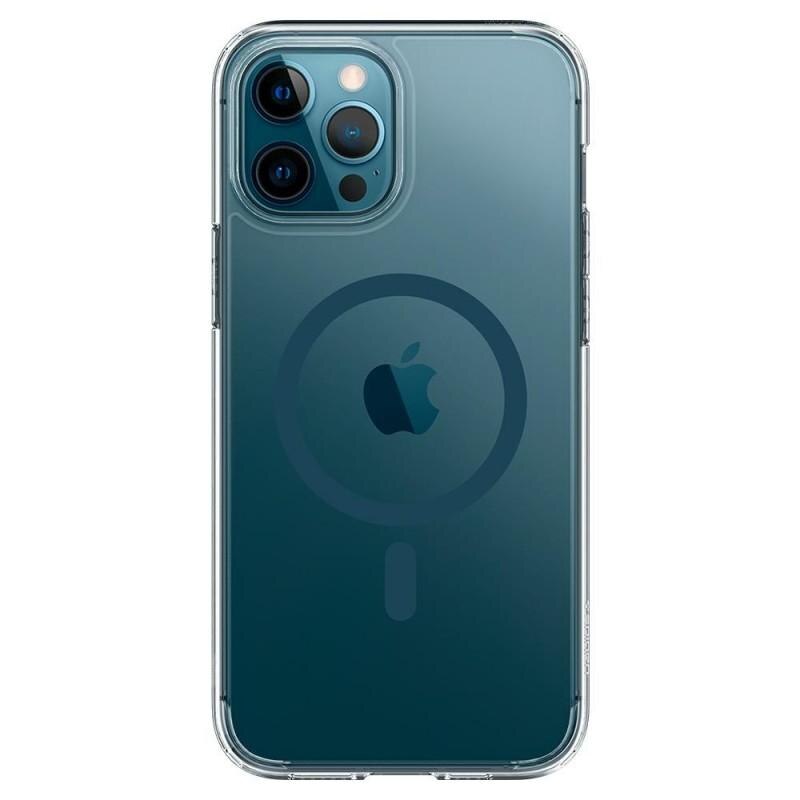 Carcasa Spigen Ultra Hybrid MagSafe compatibila cu iPhone 12 Pro Max Pacific Blue