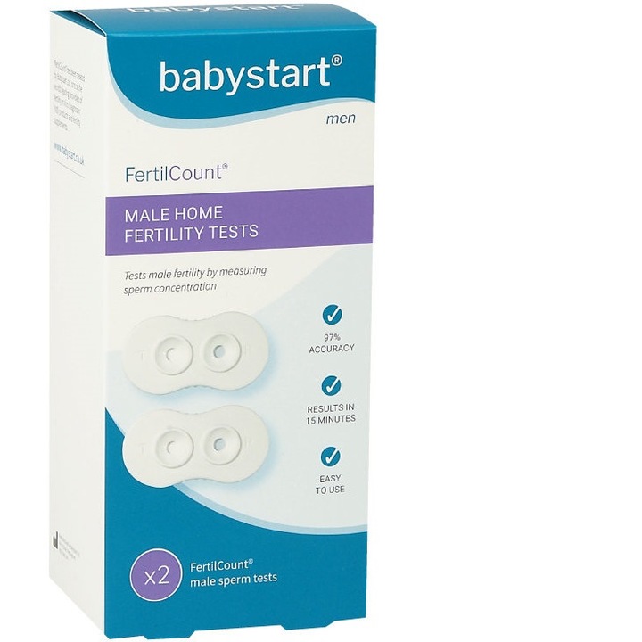 Test de fertilitate pentru barbati, Fertil Count, Babystart, 2 teste