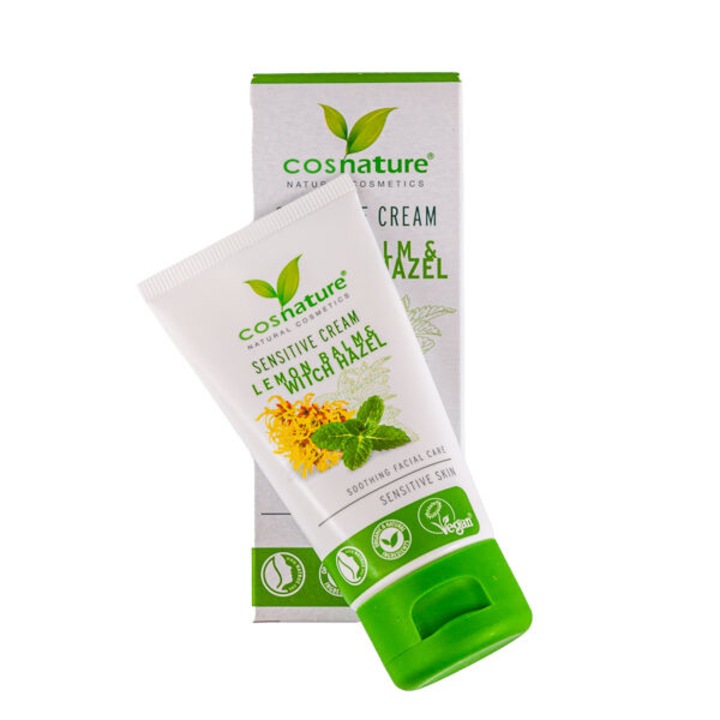 Cosnature arckrém, sensitive, citromfű és varázsmogyoró, 50ml