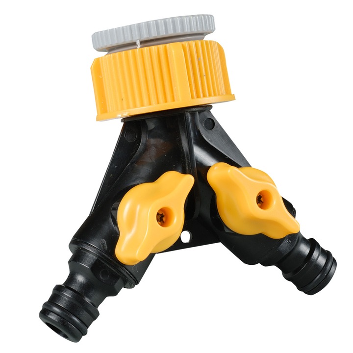 Kerti tömlő adapter 1"-3/4" Greenmill GB1682C, fekete/sárga