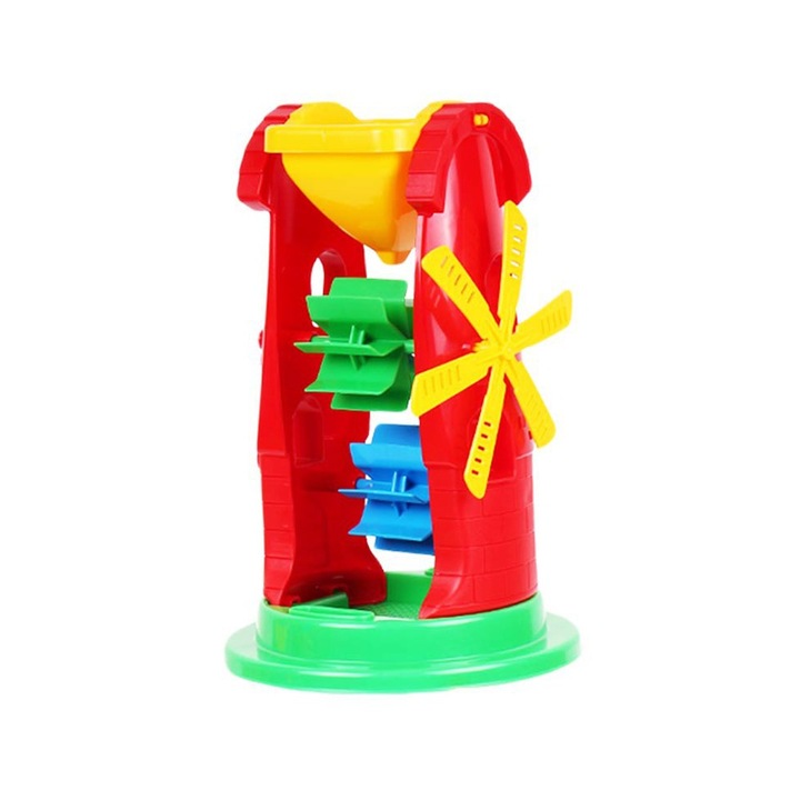Плажна мелничка Technok Toys W3316, червено, 28см