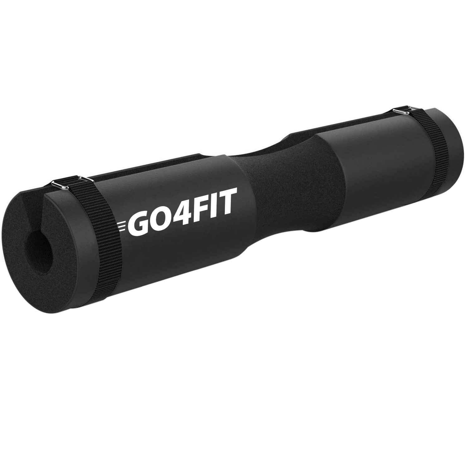 Protectie bara pentru genuflexiuni, GO4FIT, Barbell Pad, negru