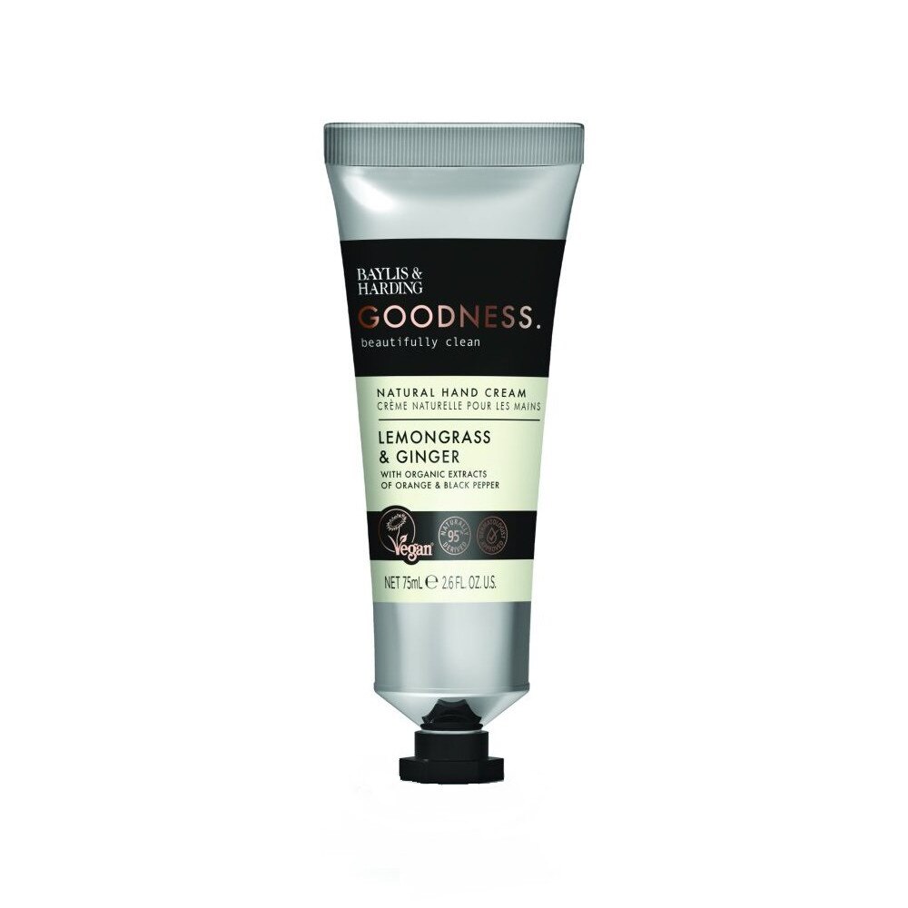 Crema de maini hidratanta, Baylis & Harding Goodness Lemongras si Ghimbir, 75 ml