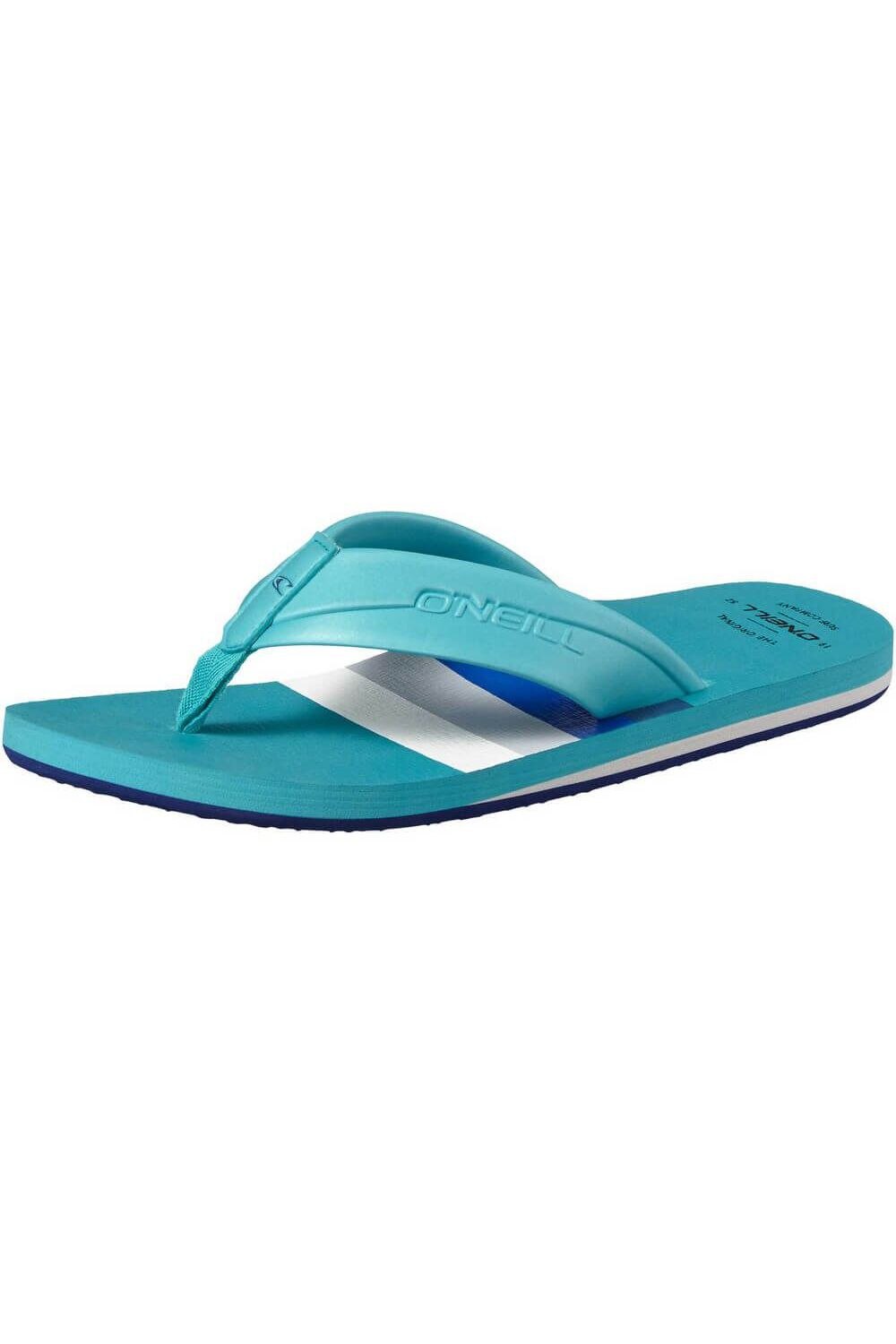 Papuci pentru barbati, O'Neill FM Imprint Pattern Flip Flops, Verde, 41