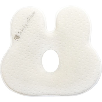 Pernuta memory pentru formarea capului KikkaBoo Velvet Bunny White Pernuta memory pentru formarea capului KikkaBoo Velvet Bunny White