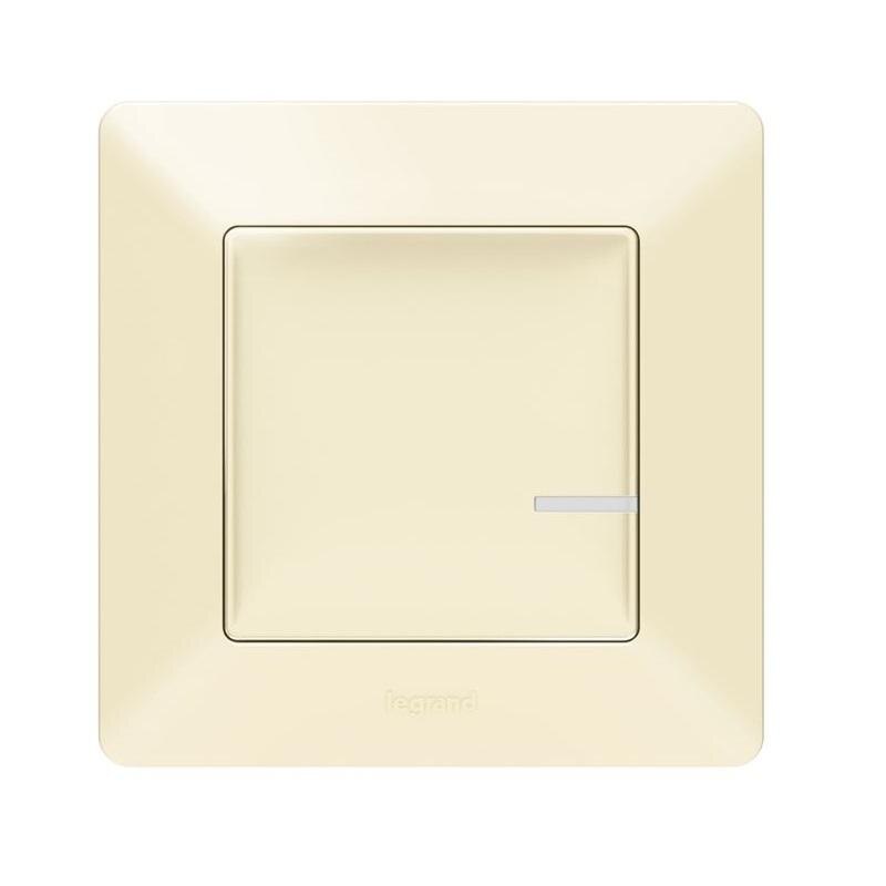 Intrerupator de lumina conectat (optional cu functie de variator) Legrand Valena Life with Netatmo, Ivoire