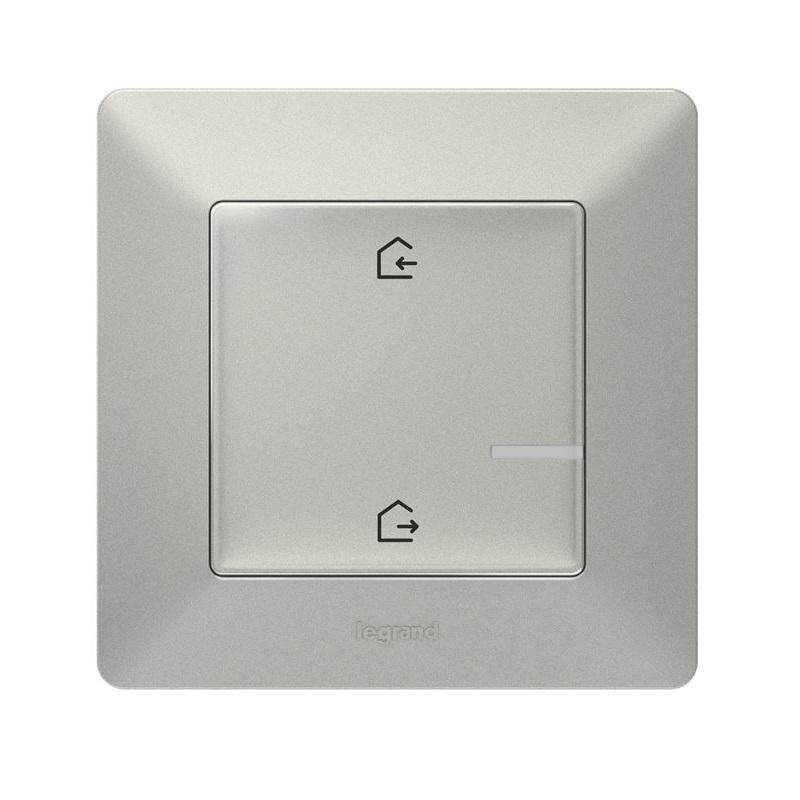 Intrerupator principal fara fir Acasa/Plecat Legrand Valena Life with Netatmo, Gri
