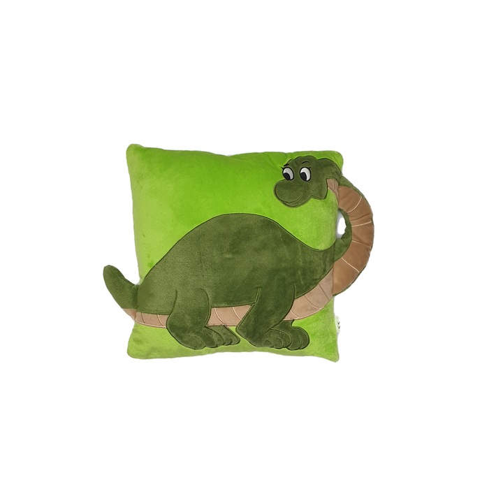 Perna decorativa animal maner 30 x 30 cm, Nichita Impex, dinozaur