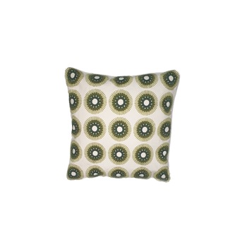 Perna decorativa brodata 43 x 43 cm, Nichita Impex, verde Perna decorativa brodata 43 x 43 cm, Nichita Impex, verde