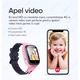 Ceas smartwatch GPS copii Techone™ LT25 4G, 1.4 inch, temperatura copil, apel video, camera HD, Android, buton SOS, bluetooth, wifi, rezistent la apa, blocare apel, monitorizare spion, Negru
