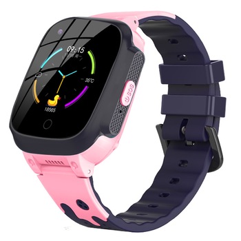 Ceas smartwatch GPS copii Techone™ LT25 4G, 1.4 inch, temperatura copil, apel video, camera HD, Android, buton SOS, bluetooth, wifi, rezistent la apa, blocare apel, monitorizare spion, roz Ceas smartwatch GPS copii Techone™ LT25 4G, 1.4 inch, temperatura copil, apel video, camera HD, Android, buton SOS, bluetooth, wifi, rezistent la apa, blocare apel, monitorizare spion, roz