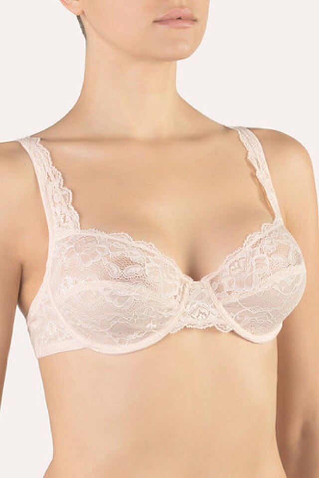 Sutien Gemma dantela, culoare Nude,cupa C, Bej Nisipiu