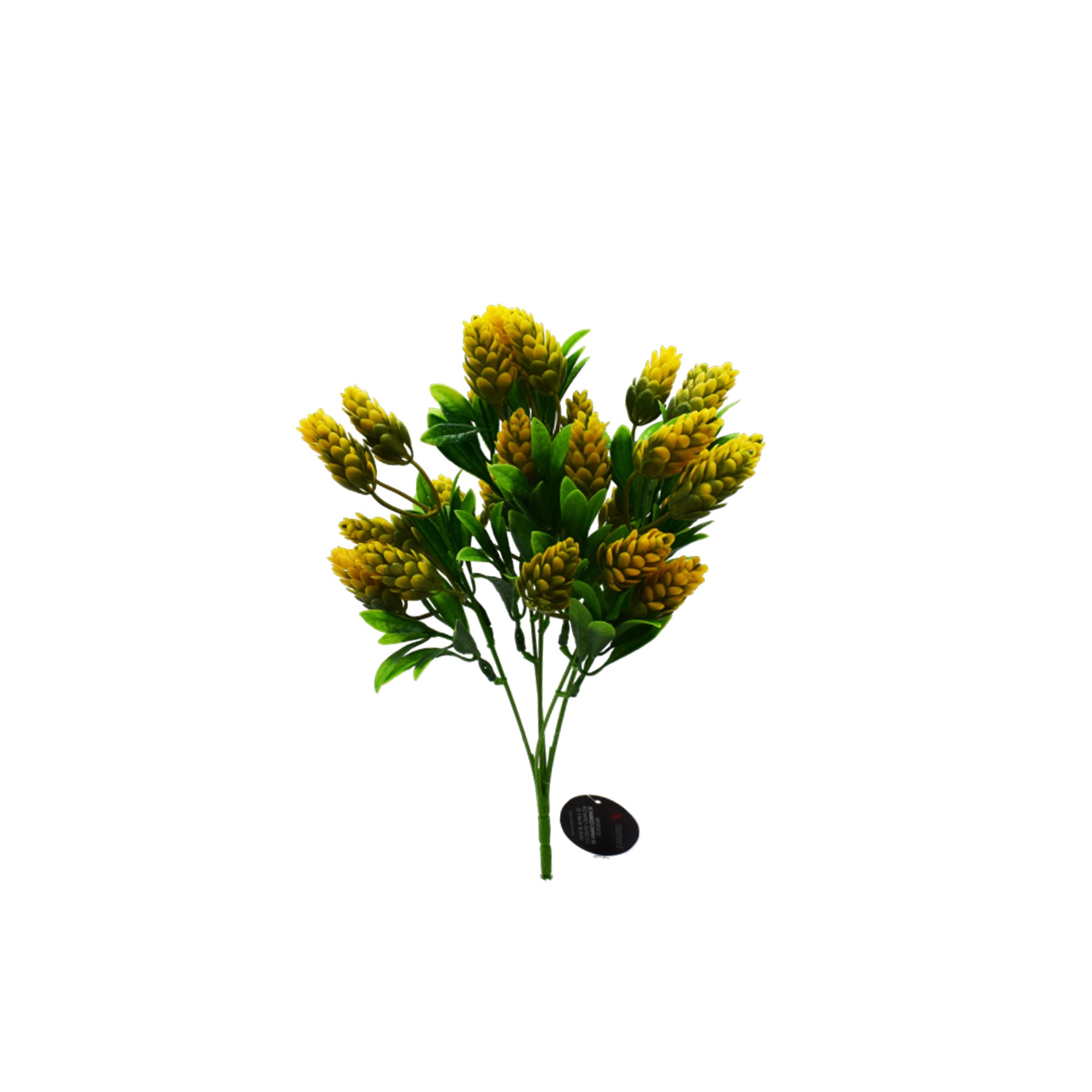 Planta artificiala cu 5 fire, Naimeed D3089, culoare Galben, 30 x 10 cm