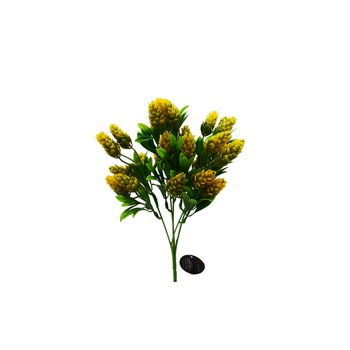 Planta artificiala cu 5 fire, Naimeed D3089, culoare Galben, 30 x 10 cm Planta artificiala cu 5 fire, Naimeed D3089, culoare Galben, 30 x 10 cm