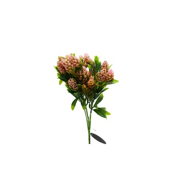 Planta artificiala cu 5 fire, Naimeed D3089, culoare Roz, 30 x 10 cm Planta artificiala cu 5 fire, Naimeed D3089, culoare Roz, 30 x 10 cm