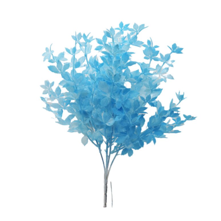 Planta artificiala cu 5 fire, Naimeed D3100, culoare Albastru, 37 x 16 cm