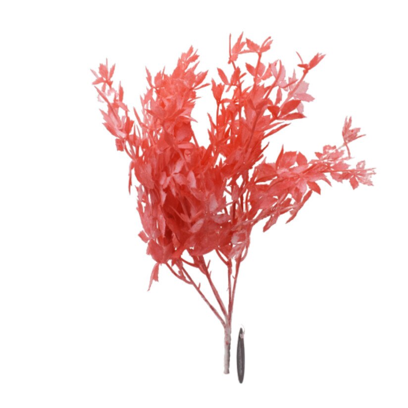 Planta artificiala cu 5 fire, Naimeed D3100, culoare Rosu, 37 x 16 cm