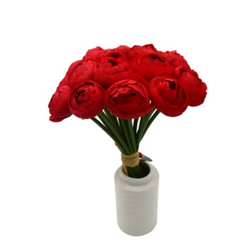 Buchet artificial cu 18 fire, Naimeed D3095, culoare Rosu, 23 x 17 cm Buchet artificial cu 18 fire, Naimeed D3095, culoare Rosu, 23 x 17 cm