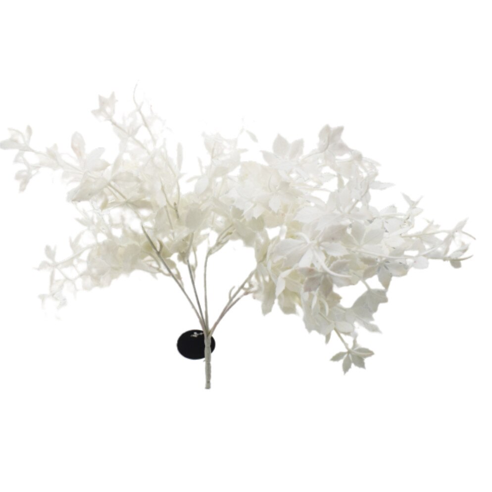 Planta artificiala cu 5 fire, Naimeed D3100, culoare Alb, 37 x 16 cm