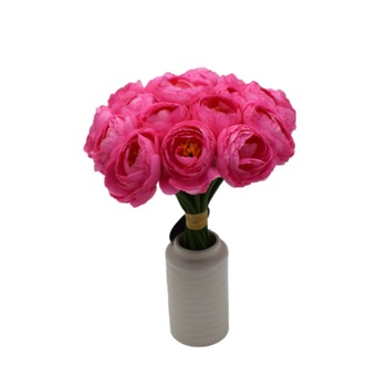 Buchet artificial cu 18 fire, Naimeed D3095, culoare Roz, 23 x 17 cm Buchet artificial cu 18 fire, Naimeed D3095, culoare Roz, 23 x 17 cm