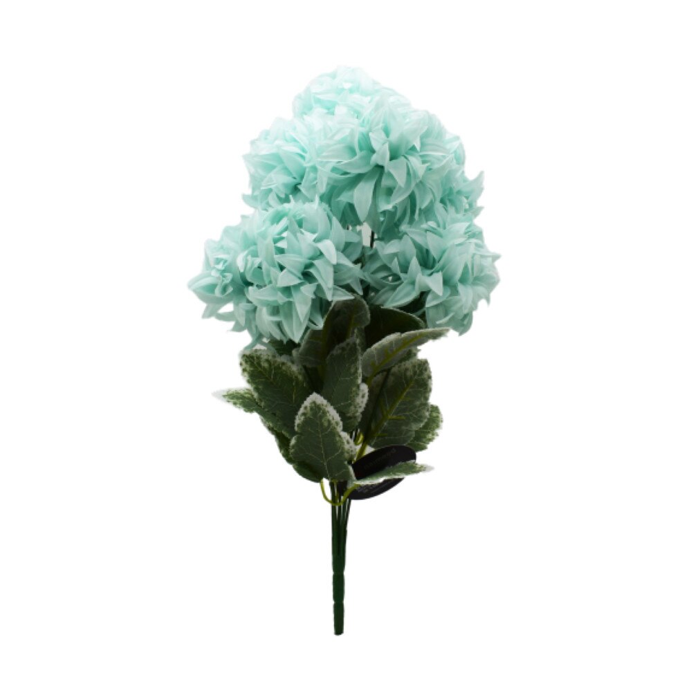 Planta artificiala cu 7 fire, Naimeed D3102, culoare Albastru, 46 x 13 cm