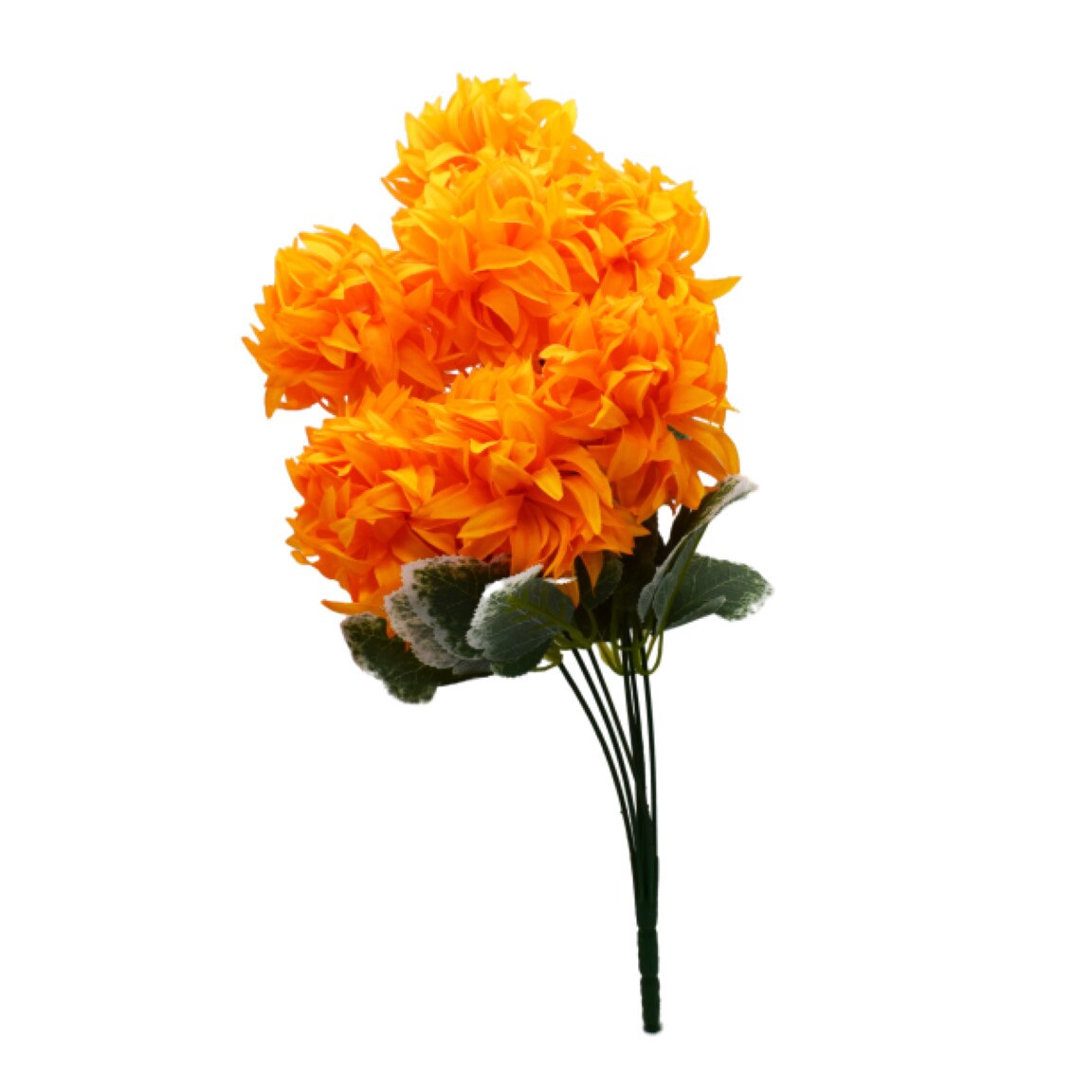 Planta artificiala cu 7 fire, Naimeed D3102, culoare Portocaliu, 46 x 13 cm