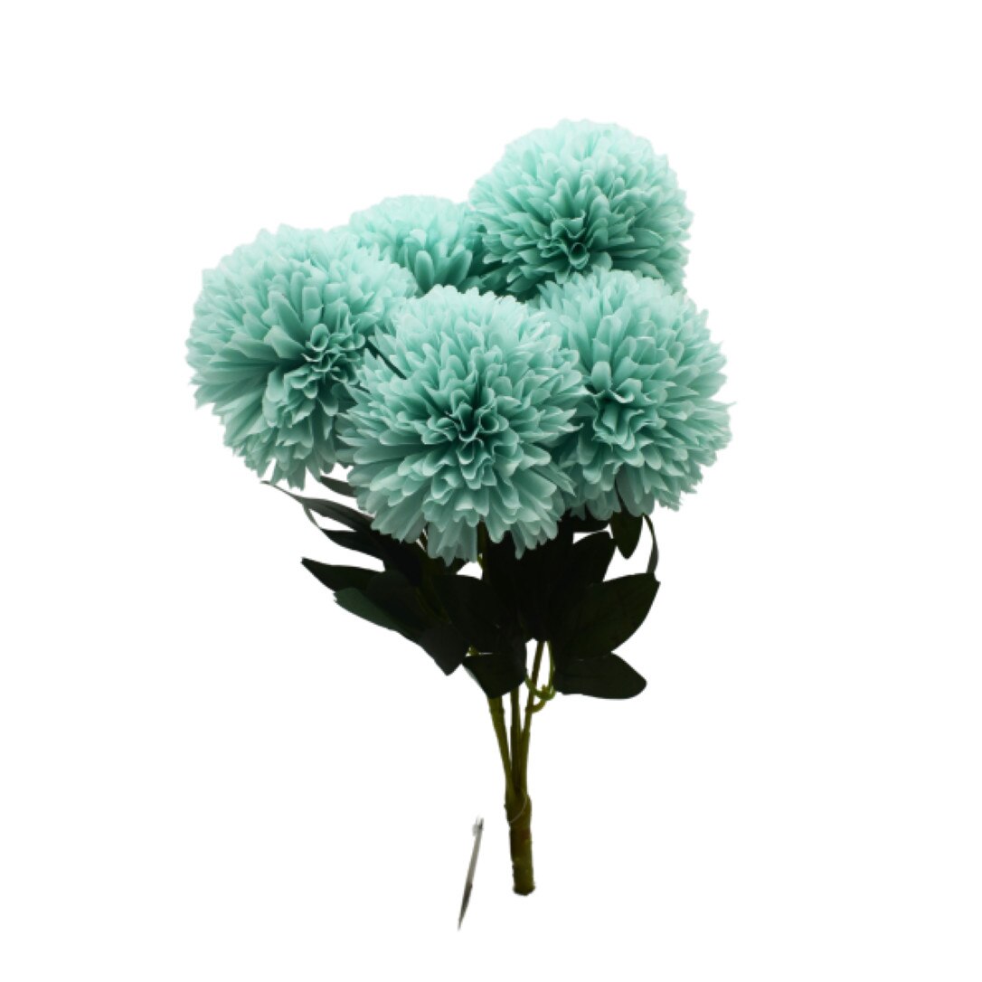 Planta artificiala cu 5 fire, Naimeed D3104, culoare Albastru, 45 x 19 cm