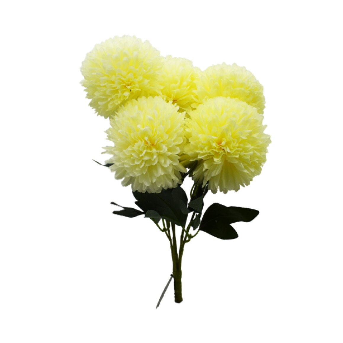 Planta artificiala cu 5 fire, Naimeed D3104, culoare Alb, 45 x 19 cm