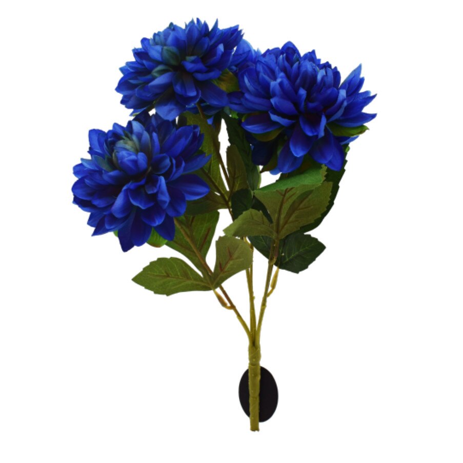 Planta artificiala cu 5 fire, Naimeed D3105, culoare Albastru, 44 x 16 cm