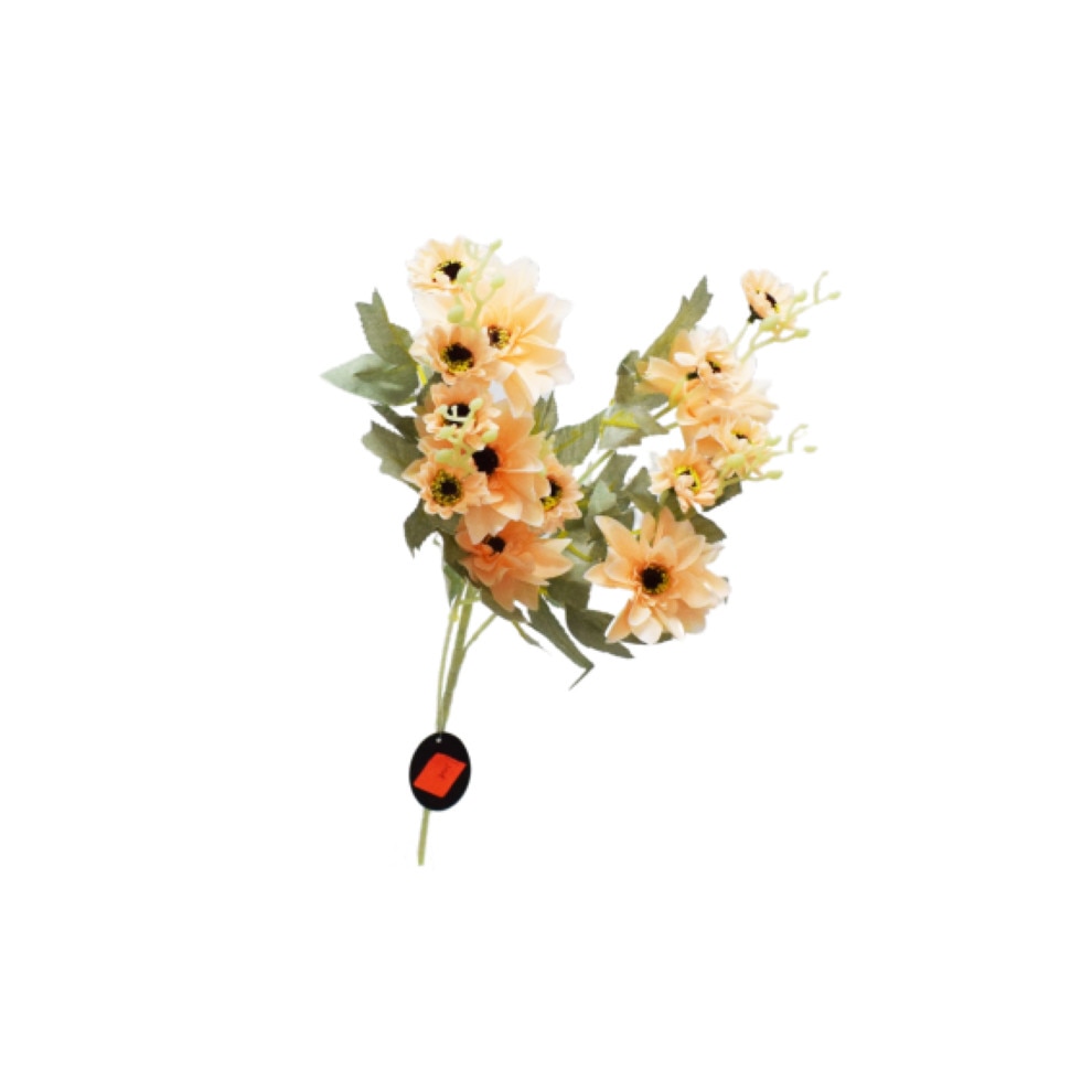 Planta artificiala cu 5 fire, Naimeed D3108, culoare Piersica, 85 x 12 cm