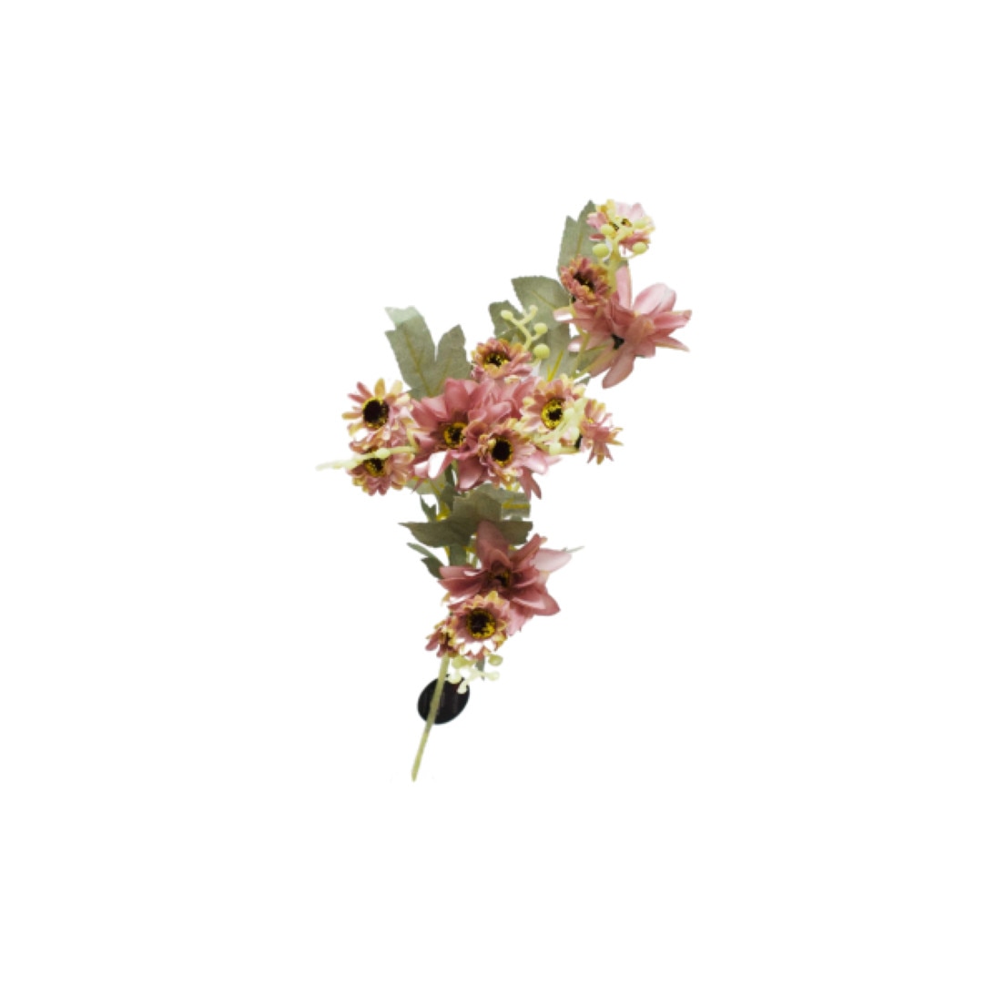 Planta artificiala cu 5 fire, Naimeed D3108, culoare Roz, 85 x 12 cm