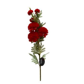 Planta artificiala cu 6 fire, Naimeed D3109, culoare Rosu, 77 x 16 cm